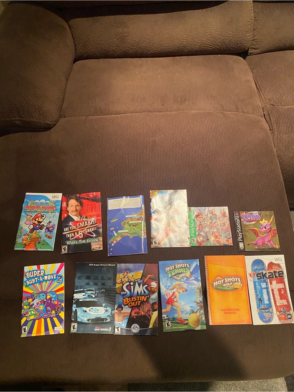 Lot of Gaming Manuals (12 Total)